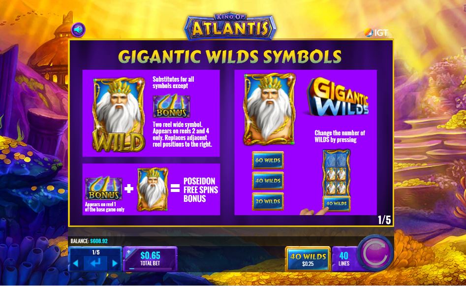 King of atlantis slot